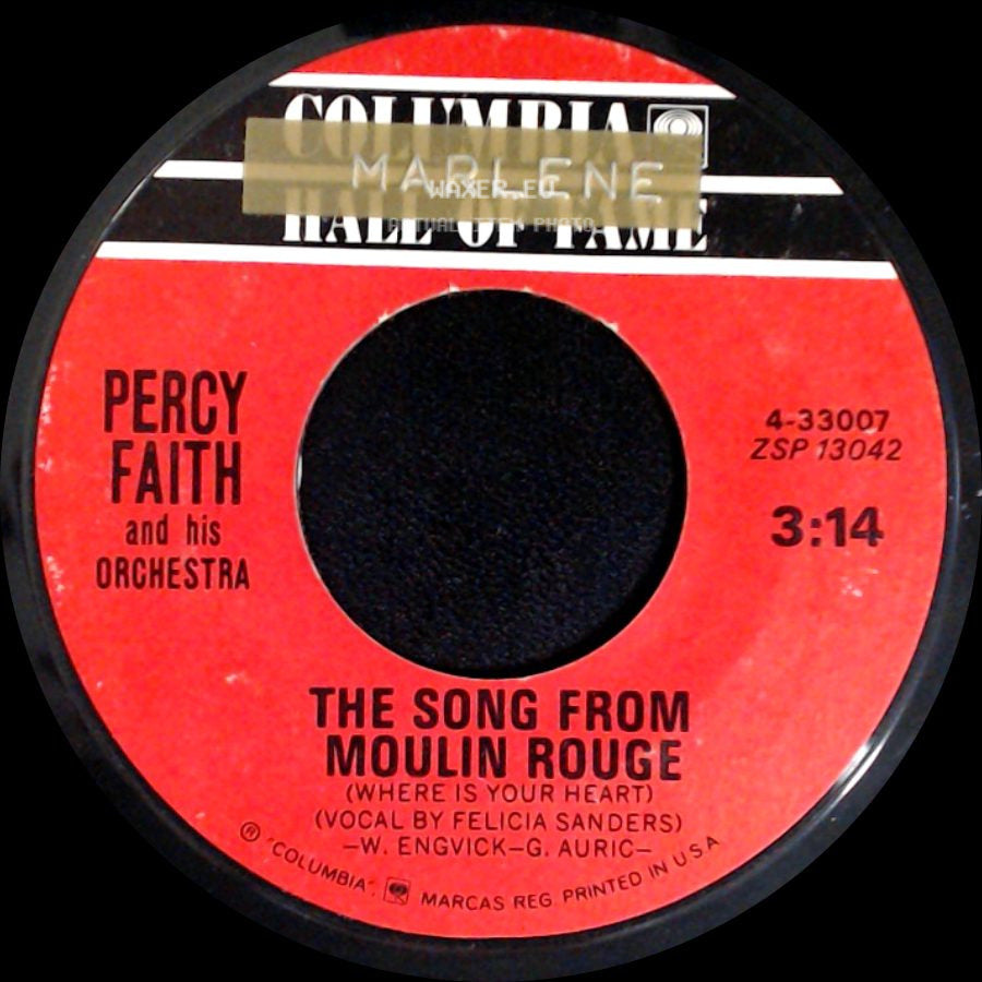 Percy Faith And His Orchestra - The Theme From "A Summer Place" / The Song From Moulin Rouge (Where Is Your Heart) side B