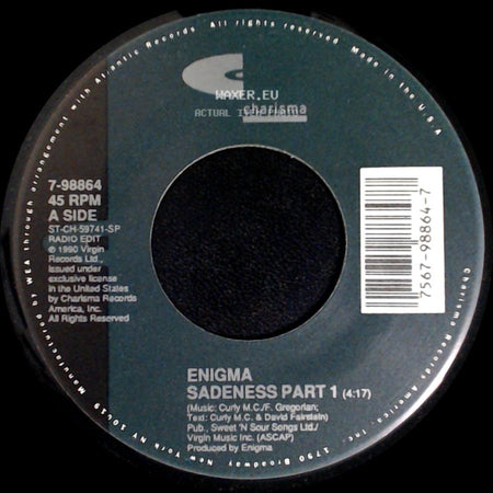 Enigma - Sadeness Part 1 / Sadeness Part 1 side A