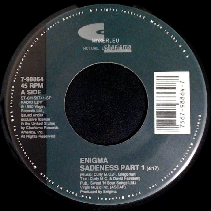 Enigma - Sadeness Part 1 / Sadeness Part 1 side A
