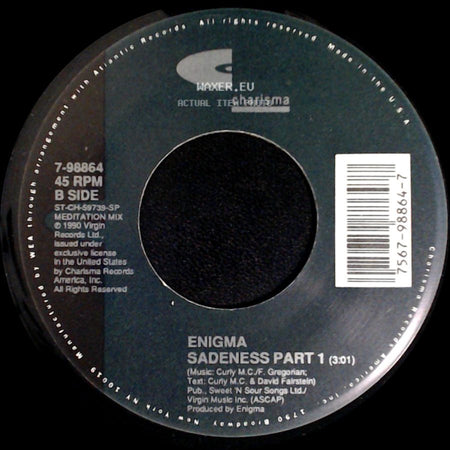 Enigma - Sadeness Part 1 / Sadeness Part 1 side B