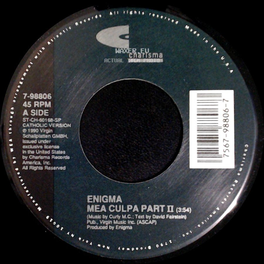 Enigma - Mea Culpa Part Ii / Mea Culpa Part Ii side A