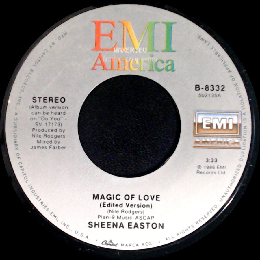 Sheena Easton - So Far So Good / Magic Of Love (Edited Version) side B