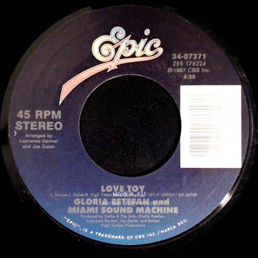 Gloria Estefan And Miami Sound Machine - Love Toy / Betcha Say That side A
