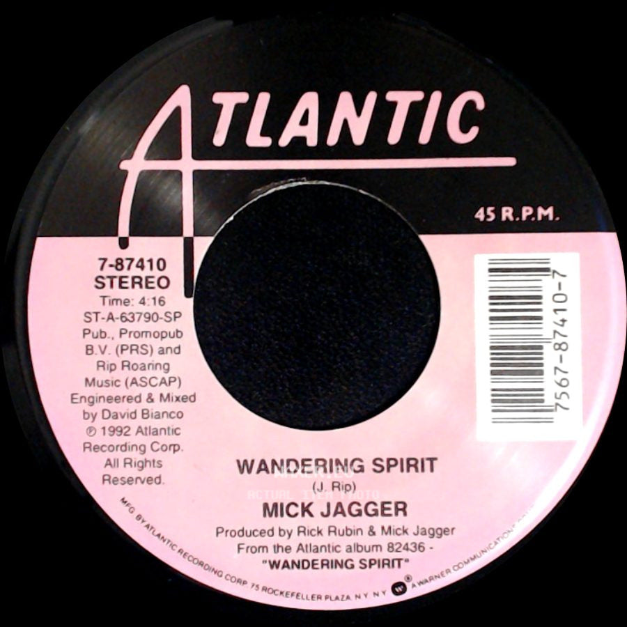 Mick Jagger - Sweet Thing / Wandering Spirit side B