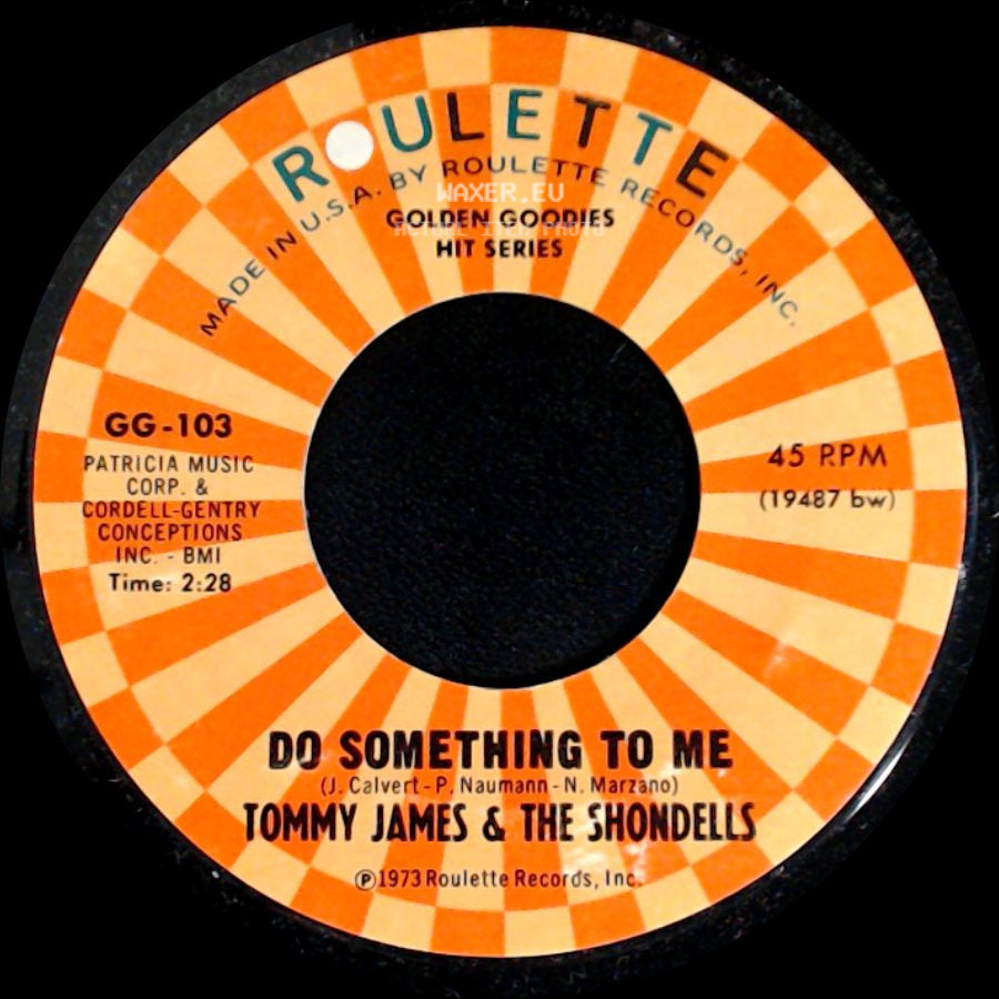 Tommy James & The Shondells - I'm Alive / Do Something To Me side B