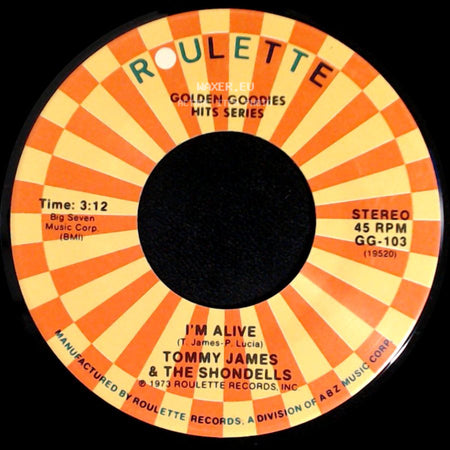 Tommy James & The Shondells - Do Something To Me / I'm Alive side B