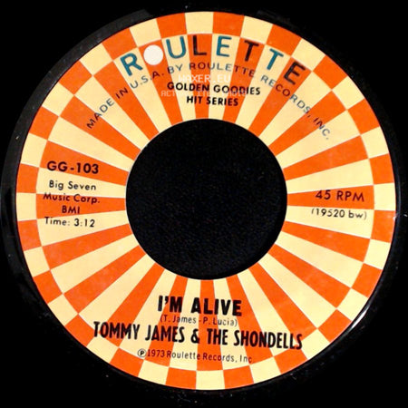 Tommy James & The Shondells - Do Something To Me / I'm Alive side B