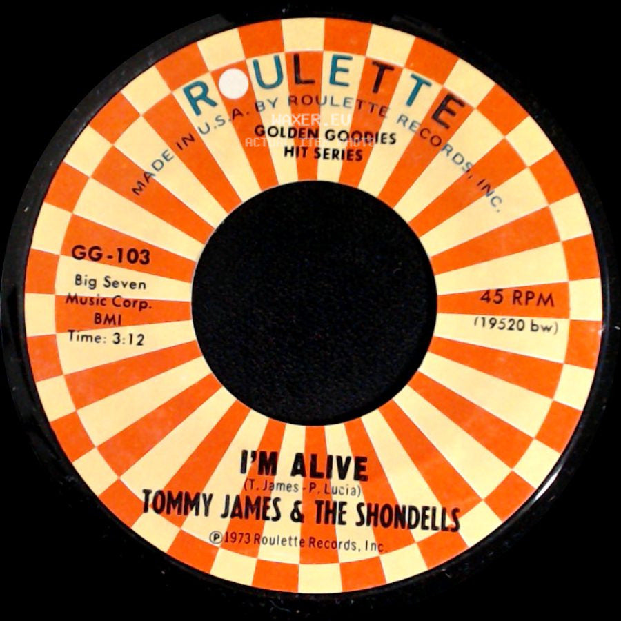 Tommy James & The Shondells - Do Something To Me / I'm Alive side B