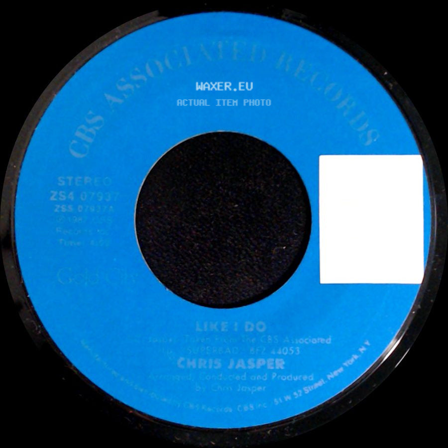Chris Jasper - Like I Do (Instrumental) / Like I Do side B