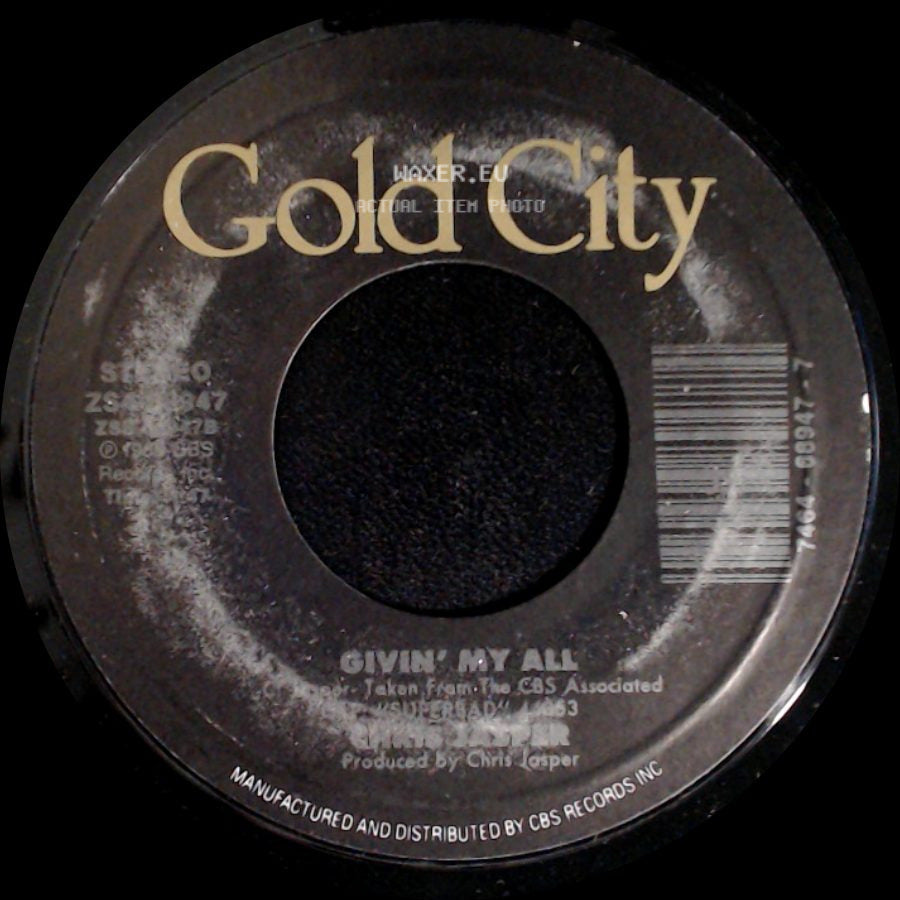 Gold City / Jimmy Baker - The First Time / Givin' My All side B