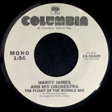 Harry James And His Orchestra - The Carnival Of Venice / The Flight Of The Bumble Bee side B