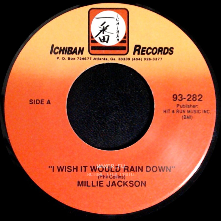 Millie Jackson - I Wish It Would Rain Down / I Want Him Back side A