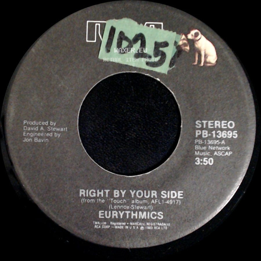Eurythmics - Right By Your Side / Right By Your Side (Party Mix) side A