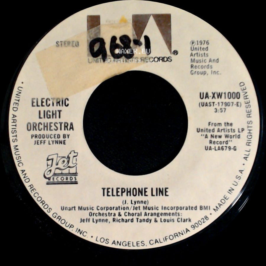 Electric Light Orchestra - Telephone Line / Poorboy (The Greenwood) side A