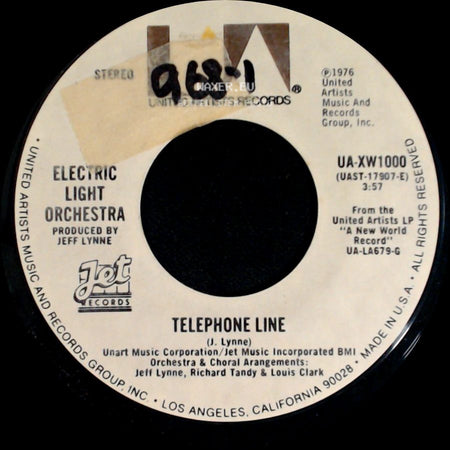 Electric Light Orchestra - Telephone Line / Poorboy (The Greenwood) side A