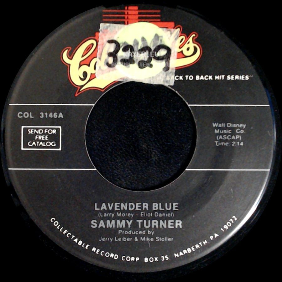 Bobby Day / Sammy Turner - Over And Over / Lavender Blue side B