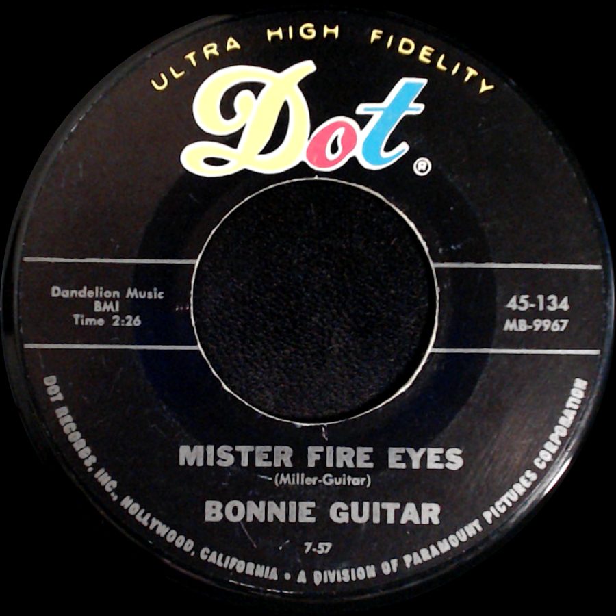 Bonnie Guitar - Dark Moon / Mister Fire Eyes side B