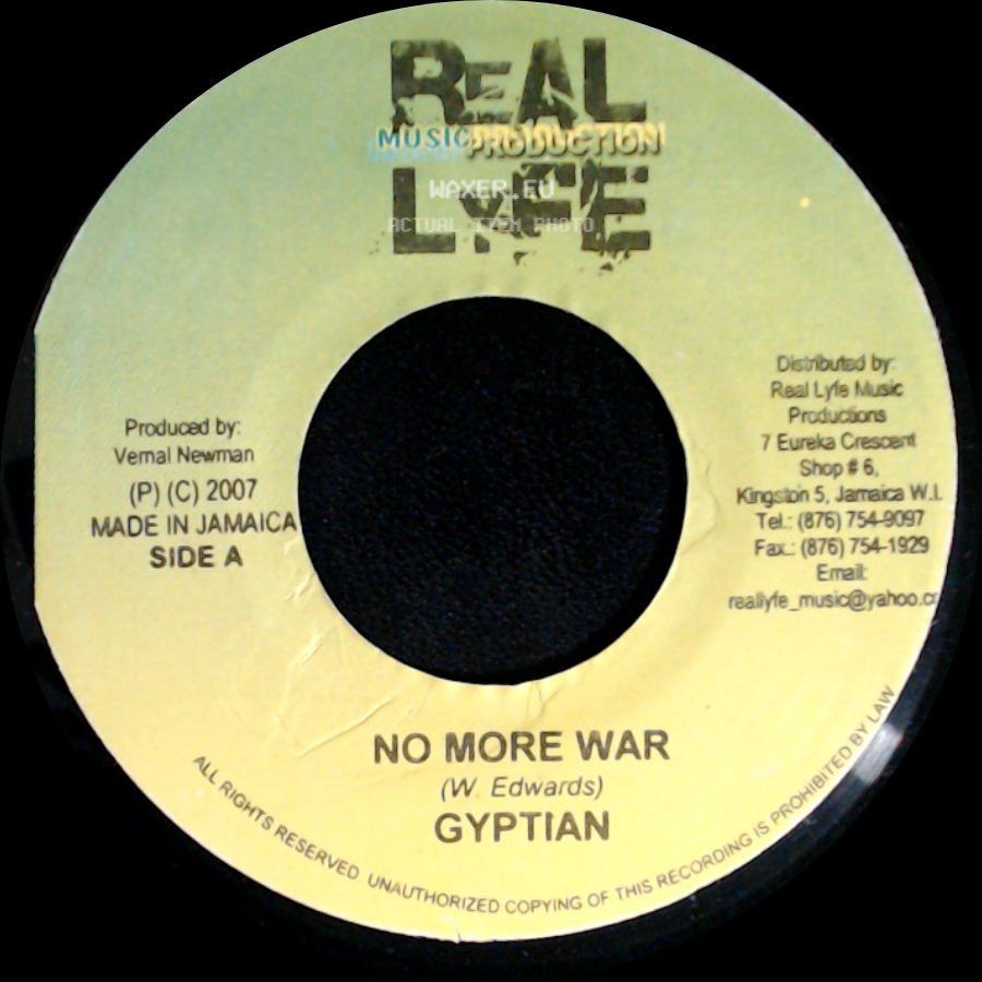 Gyptian - No More War / Generation Riddim side A