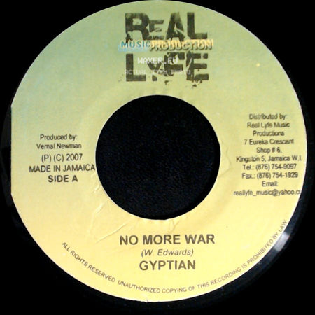 Gyptian - No More War / Generation Riddim side A