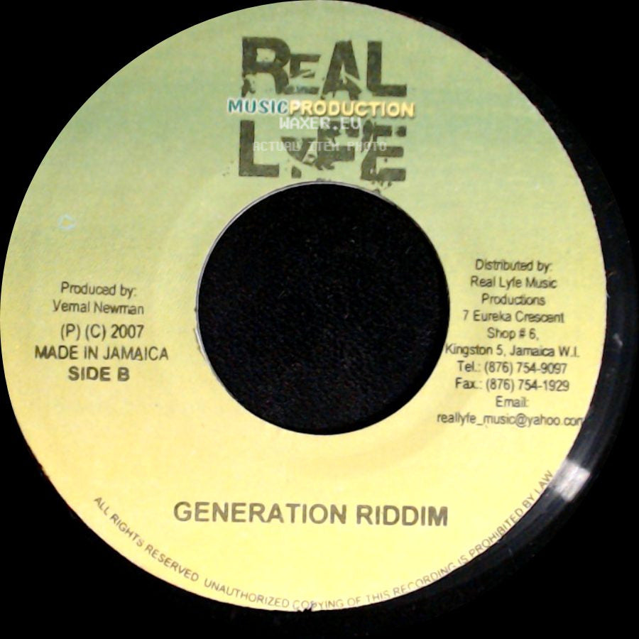 Gyptian - No More War / Generation Riddim side B