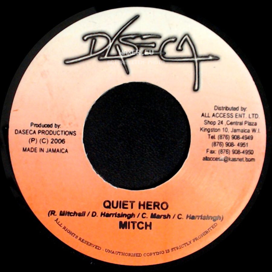 Mitch / Assassin - Quiet Hero / Gunshot A Beat side A