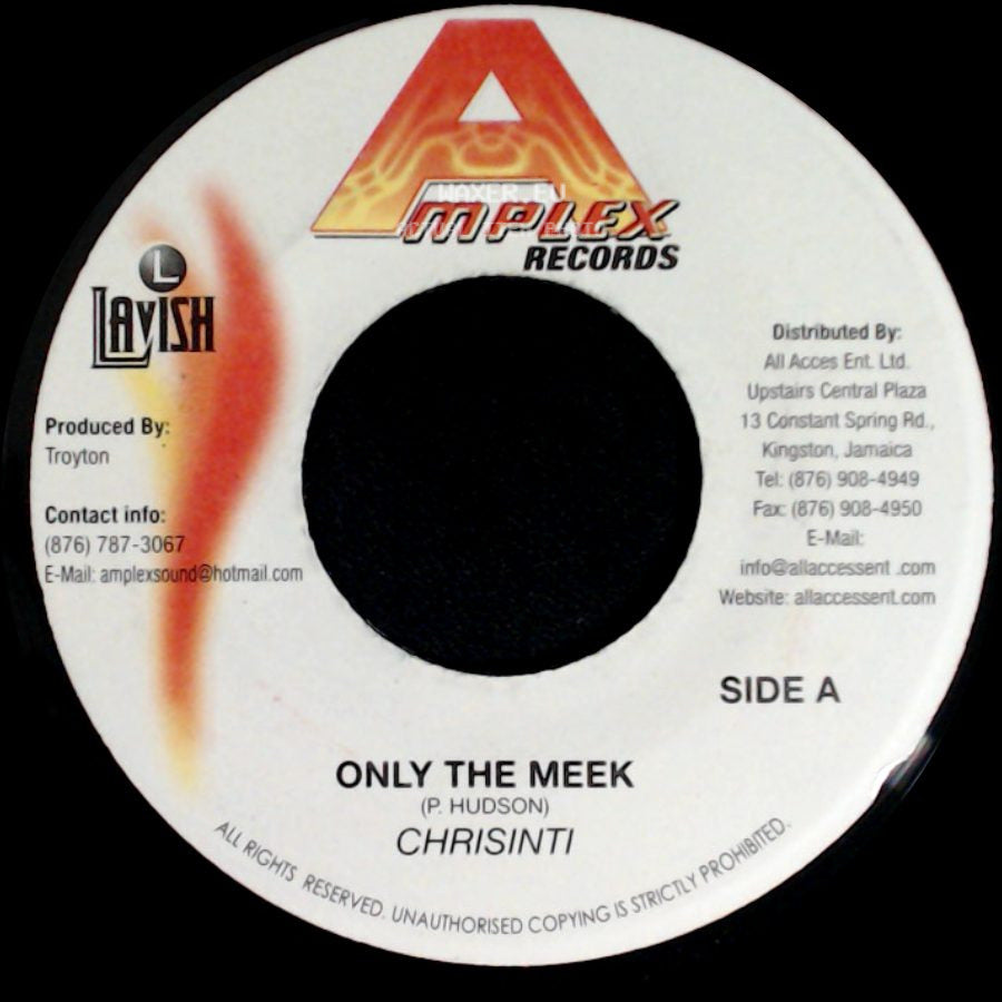 Jah Mason / Chrisinti - No One / Only The Meek side B