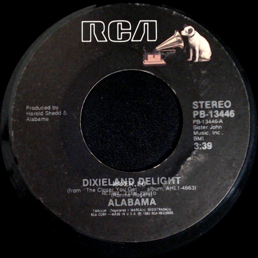Alabama - Dixieland Delight / Very Special Love side A