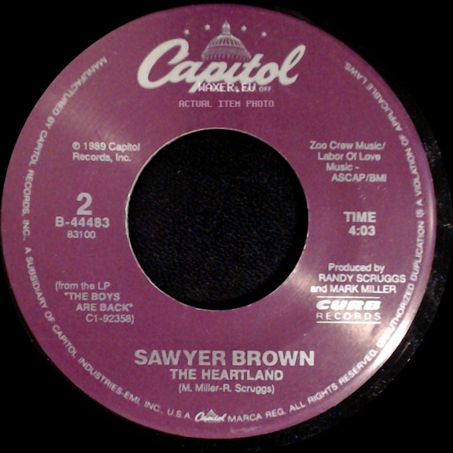 Sawyer Brown - Did It For Love (Edit) / The Heartland side B