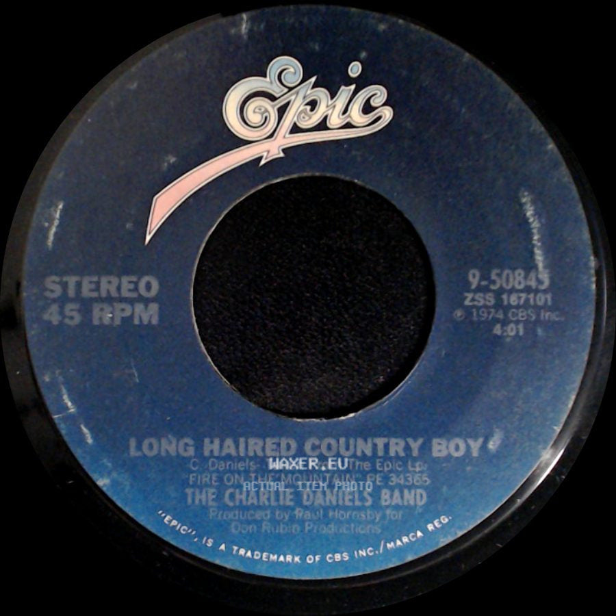 The Charlie Daniels Band - Long Haired Country Boy / Sweet Louisiana side A