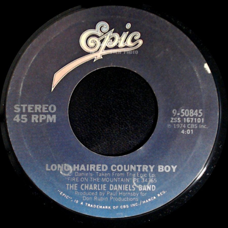 The Charlie Daniels Band - Long Haired Country Boy / Sweet Louisiana side A