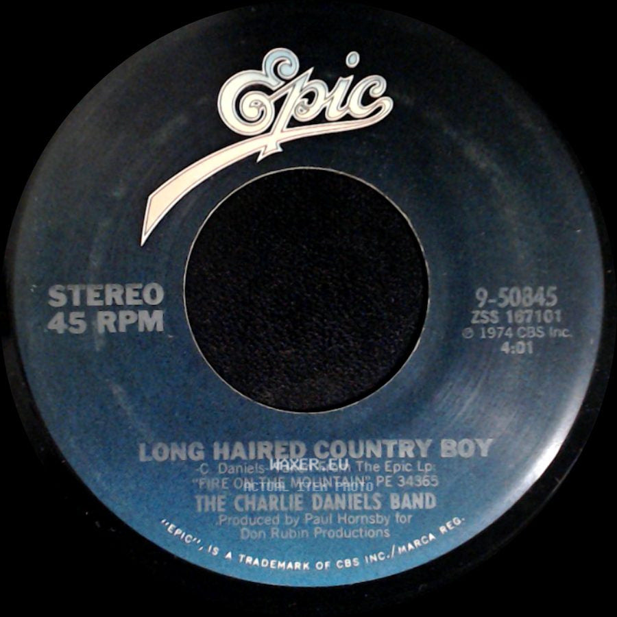 The Charlie Daniels Band - Long Haired Country Boy / Sweet Louisiana side A