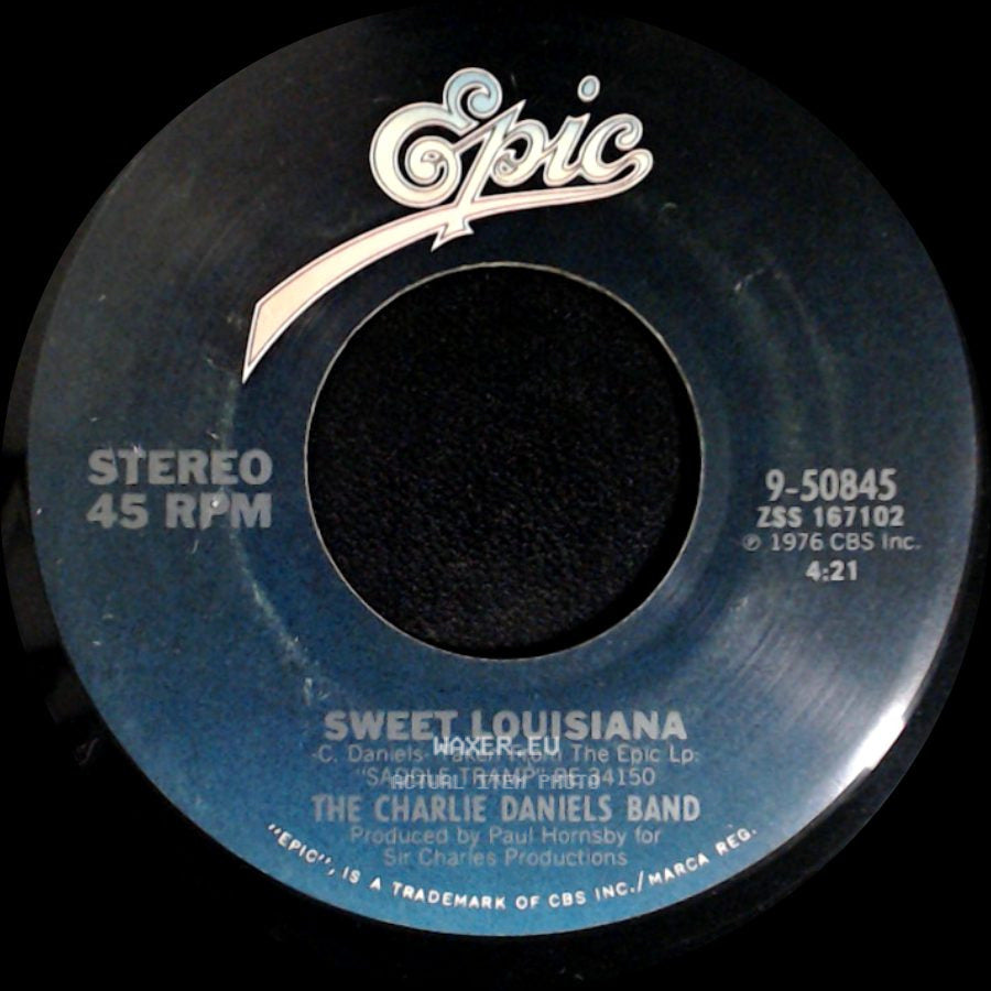 The Charlie Daniels Band - Long Haired Country Boy / Sweet Louisiana side B