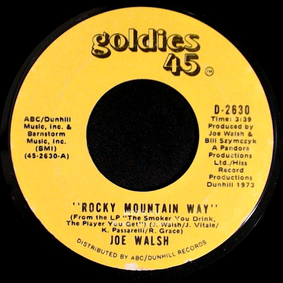 Joe Walsh - Rocky Mountain Way / ''(Day Dream) Prayer'' side A
