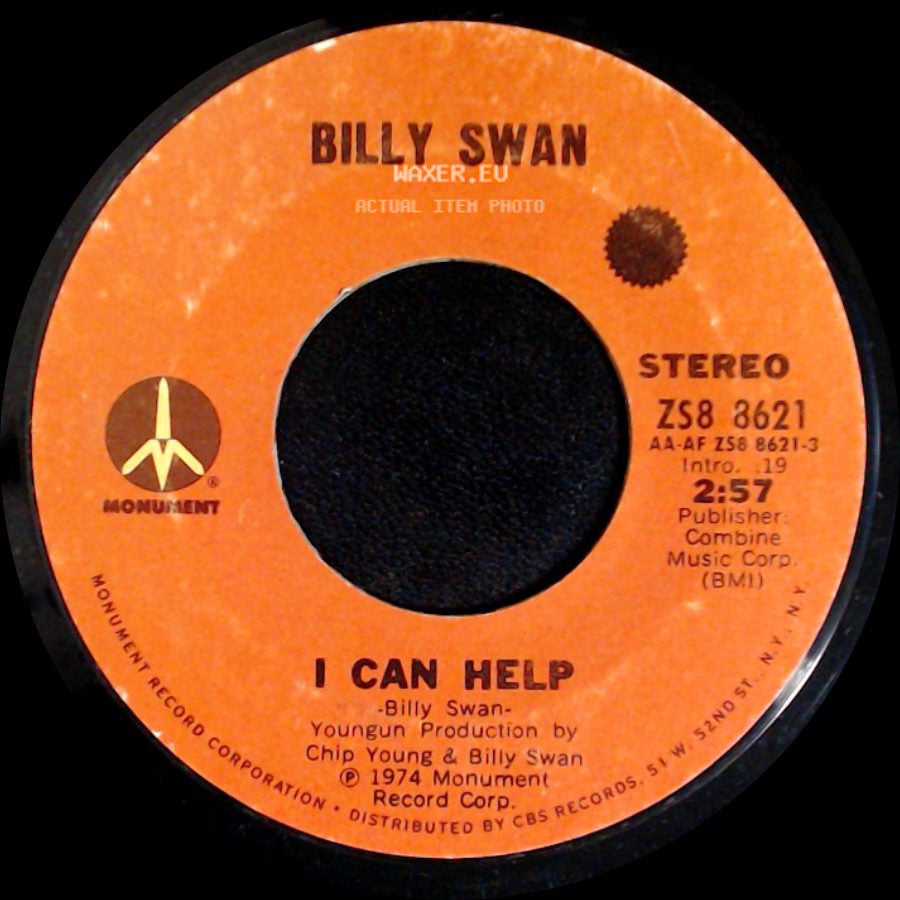 Billy Swan - I Can Help / Ways Of A Woman In Love side A