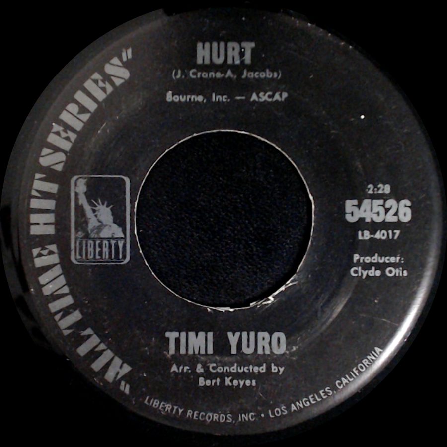 Timi Yuro - Hurt / What's A Matter Baby (Is It Hurting You) side A
