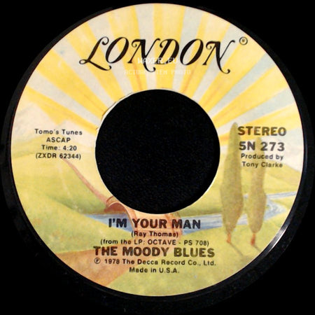 The Moody Blues - Driftwood / I'm Your Man side B