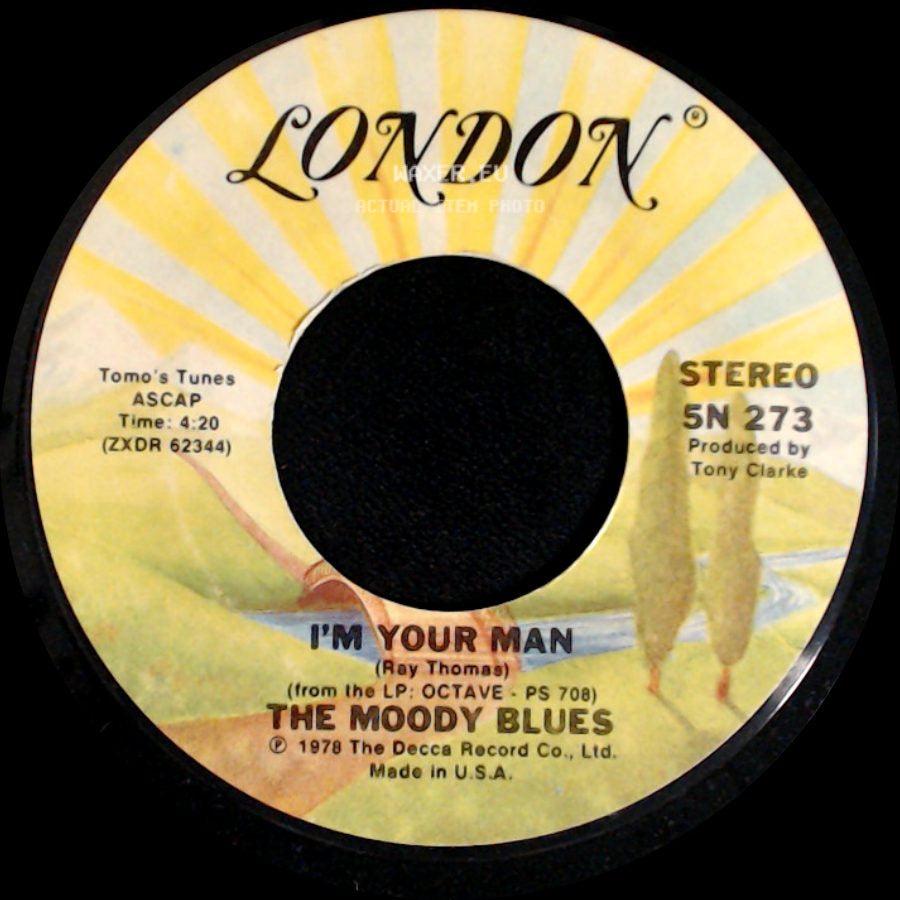 The Moody Blues - Driftwood / I'm Your Man side B