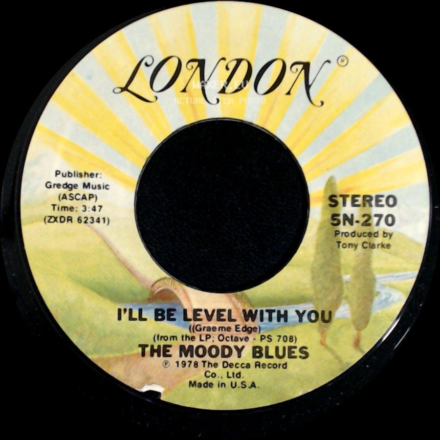 The Moody Blues - I'll Be Level With You / Steppin' In A Slide Zone side A