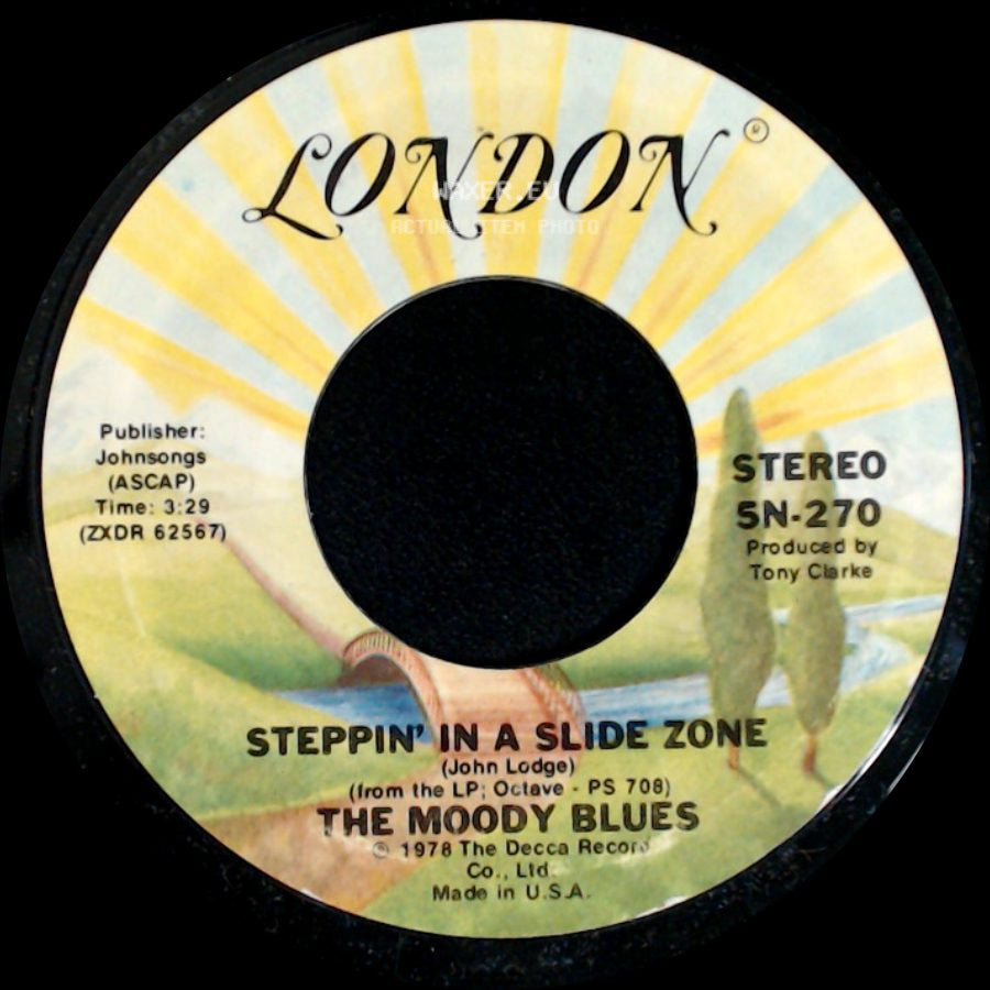 The Moody Blues - Steppin' In A Slide Zone / I'll Be Level With You side A