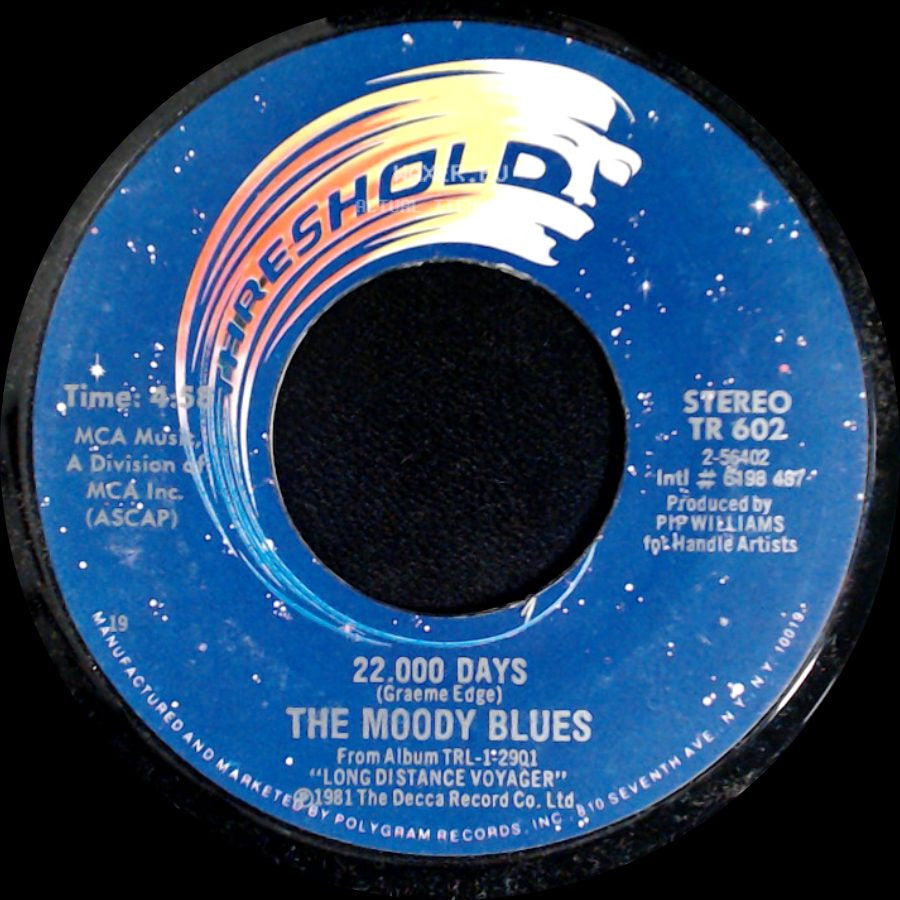 The Moody Blues - 22,000 Days / The Voice side A