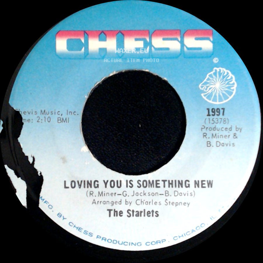The Starlets - Loving You Is Something New / My Baby's Real side A
