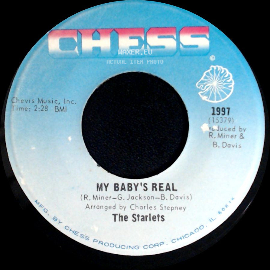 The Starlets - Loving You Is Something New / My Baby's Real side B