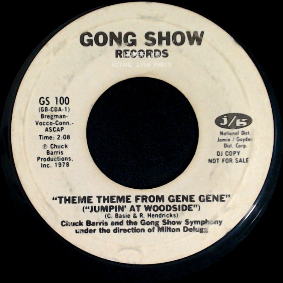 Chuck Barris And The Gong Show Symphony - Lovee's Come Back / Theme Theme From Gene Gene (Jumpin' At Woodside) side B