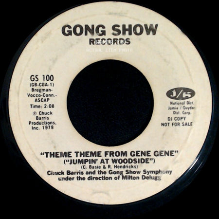 Chuck Barris And The Gong Show Symphony - Lovee's Come Back / Theme Theme From Gene Gene (Jumpin' At Woodside) side B