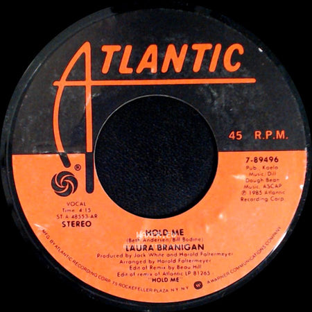 Laura Branigan - Tenderness / Hold Me side B