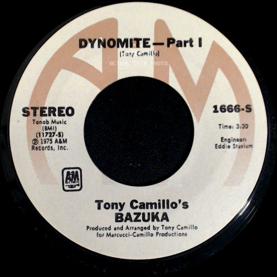 Tony Camillo's Bazuka - Dynomite - Part I / Dynomite - Part Ii side A