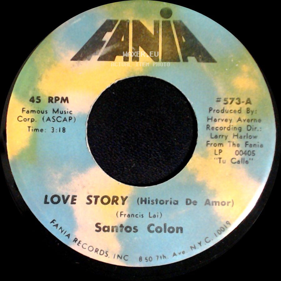 Santos Colon - Love Story (Historia De Amor) / Mil Congojas side A