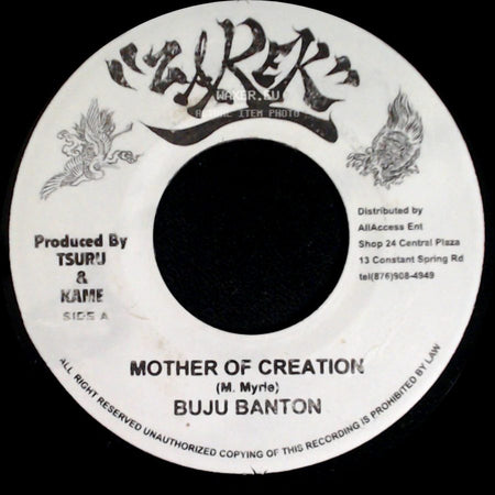 Buju Banton - Mother Of Creation / Version side A