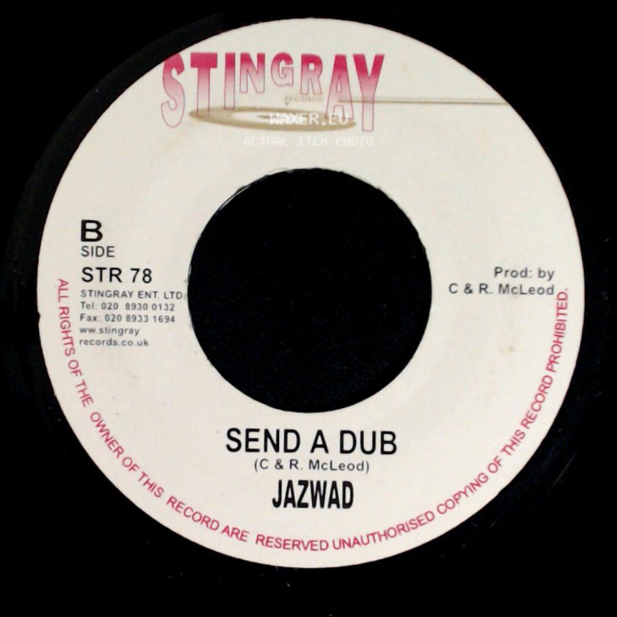 Frankie Paul / Jazwad - Sending A Message / Send A Dub side B
