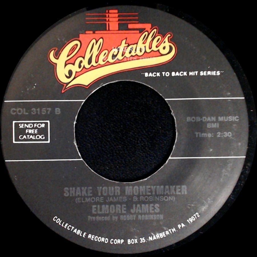 Elmore James - Dust My Broom / Shake Your Moneymaker side B